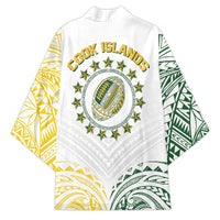 World Rugby Cook Islands Kimono White Polynesian Tribal Pattern - Polynesian Pride