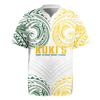 World Rugby Cook Islands Rugby Jersey White Polynesian Tribal Pattern LT9 White - Polynesian Pride