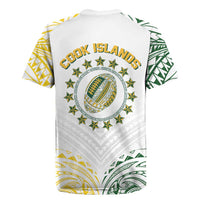World Rugby Cook Islands Rugby Jersey White Polynesian Tribal Pattern LT9 - Polynesian Pride