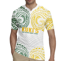 World Rugby Cook Islands Rugby Jersey White Polynesian Tribal Pattern LT9 - Polynesian Pride