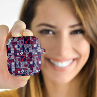 Guam Felis Pasgua AirPods Case Pacific Patchwork Xmas Vibes LT9 - Polynesian Pride