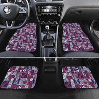 Guam Felis Pasgua Car Mats Pacific Patchwork Xmas Vibes - Polynesian Pride