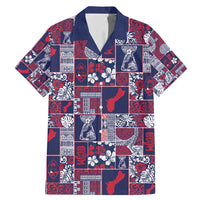 Guam Felis Pasgua Family Matching Mermaid Dress and Hawaiian Shirt Pacific Patchwork Xmas Vibes - Polynesian Pride