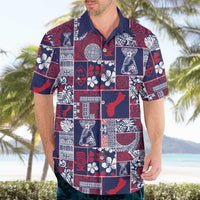 Guam Felis Pasgua Hawaiian Shirt Pacific Patchwork Xmas Vibes LT9 - Polynesian Pride