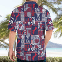 Guam Felis Pasgua Hawaiian Shirt Pacific Patchwork Xmas Vibes LT9 - Polynesian Pride