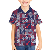 Guam Felis Pasgua Hawaiian Shirt Pacific Patchwork Xmas Vibes LT9 - Polynesian Pride