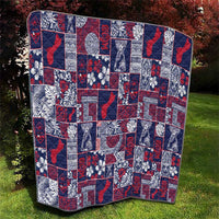 Guam Felis Pasgua Quilt Pacific Patchwork Xmas Vibes - Polynesian Pride