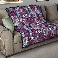 Guam Felis Pasgua Quilt Pacific Patchwork Xmas Vibes - Polynesian Pride