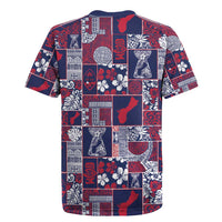 Guam Felis Pasgua Rugby Jersey Pacific Patchwork Xmas Vibes LT9 - Polynesian Pride