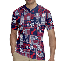 Guam Felis Pasgua Rugby Jersey Pacific Patchwork Xmas Vibes LT9 - Polynesian Pride
