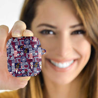 Manuia le Kerisimasi American Samoa AirPods Case Pacific Patchwork Xmas Vibes LT9 - Polynesian Pride