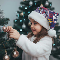 Manuia le Kerisimasi American Samoa Christmas Santa Hat Pacific Patchwork Xmas Vibes - Polynesian Pride