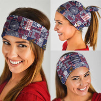 Manuia le Kerisimasi American Samoa Neck Gaiter Pacific Patchwork Xmas Vibes - Polynesian Pride