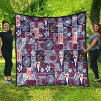 Manuia le Kerisimasi American Samoa Quilt Pacific Patchwork Xmas Vibes - Polynesian Pride