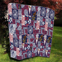 Manuia le Kerisimasi American Samoa Quilt Pacific Patchwork Xmas Vibes - Polynesian Pride