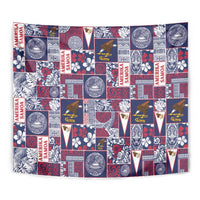 Manuia le Kerisimasi American Samoa Tapestry Pacific Patchwork Xmas Vibes - Polynesian Pride