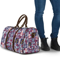 Manuia le Kerisimasi American Samoa Travel Bag Pacific Patchwork Xmas Vibes - Polynesian Pride