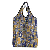 Ekamawir omo Nauru Grocery Bag Pacific Patchwork Xmas Vibes - Polynesian Pride