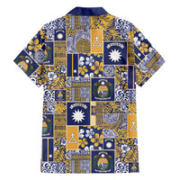 Ekamawir omo Nauru Hawaiian Shirt Pacific Patchwork Xmas Vibes LT9 - Polynesian Pride