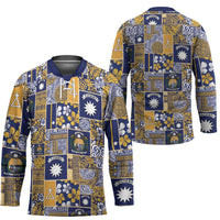 Ekamawir omo Nauru Hockey Jersey Pacific Patchwork Xmas Vibes LT9 - Polynesian Pride