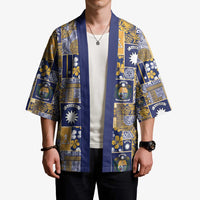Ekamawir omo Nauru Kimono Pacific Patchwork Xmas Vibes - Polynesian Pride