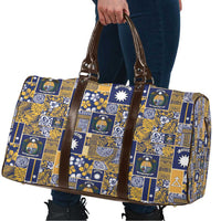 Ekamawir omo Nauru Travel Bag Pacific Patchwork Xmas Vibes - Polynesian Pride