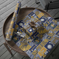 Ekamawir omo Nauru Wrapping Paper Pacific Patchwork Xmas Vibes - Polynesian Pride