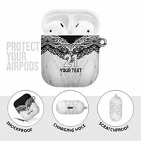 New Zealand Koru Fern Custom AirPods Case Simple Taniko Motif LT9 - Polynesian Pride