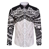 New Zealand Koru Fern Custom Family Matching Off The Shoulder Long Sleeve Dress and Hawaiian Shirt Simple Taniko Motif