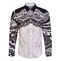 New Zealand Koru Fern Custom Family Matching Off Shoulder Maxi Dress and Hawaiian Shirt Simple Taniko Motif