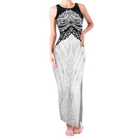 New Zealand Koru Fern Custom Family Matching Tank Maxi Dress and Hawaiian Shirt Simple Taniko Motif