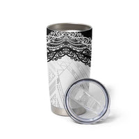 New Zealand Koru Fern Custom Tumbler Cup Simple Taniko Motif