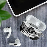 New Zealand Silver Fern AirPods Case Maori Koru Mixed Taniko Pattern LT9 - Polynesian Pride