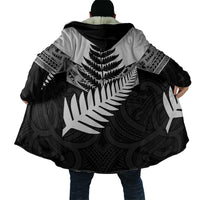 New Zealand Silver Fern Cloak Maori Koru Mixed Taniko Pattern - Polynesian Pride