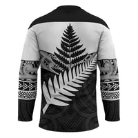 New Zealand Silver Fern Hockey Jersey Maori Koru Mixed Taniko Pattern LT9 - Polynesian Pride