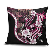 Samoa Siapo Tribal Pattern Pillow Cover Violet Polynesian Plumeria Tapa Motif LT9 Violet - Polynesian Pride