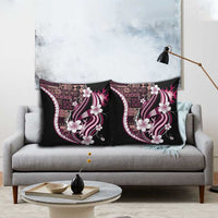 Samoa Siapo Tribal Pattern Pillow Cover Violet Polynesian Plumeria Tapa Motif LT9 - Polynesian Pride