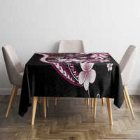 Samoa Siapo Tribal Pattern Tablecloth Violet Polynesian Plumeria Tapa Motif LT9 - Polynesian Pride