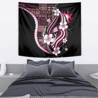 Samoa Siapo Tribal Pattern Tapestry Violet Polynesian Plumeria Tapa Motif LT9 - Polynesian Pride