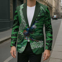 Tui Bird Koru Silver Fern Aotearoa Blazer LT9 - Polynesian Pride