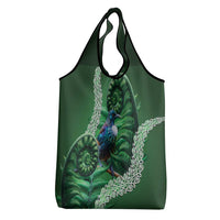 Tui Bird Koru Silver Fern Aotearoa Grocery Bag LT9 - Polynesian Pride