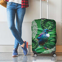 Tui Bird Koru Silver Fern Aotearoa Luggage Cover LT9 - Polynesian Pride