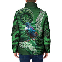 Tui Bird Koru Silver Fern Aotearoa Padded Jacket LT9 - Polynesian Pride