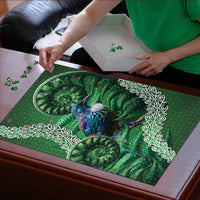 Tui Bird Koru Silver Fern Aotearoa Puzzle LT9 - Polynesian Pride