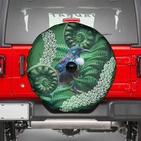 Tui Bird Koru Silver Fern Aotearoa Spare Tire Cover LT9 - Polynesian Pride