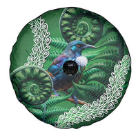 Tui Bird Koru Silver Fern Aotearoa Spare Tire Cover LT9 - Polynesian Pride