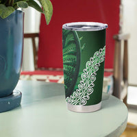 Tui Bird Koru Silver Fern Aotearoa Tumbler Cup LT9 - Polynesian Pride