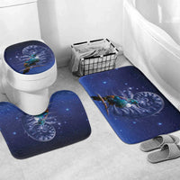 Tui Bird Matariki Galaxy Bathroom Set Koru Silver Fern Aotearoa LT9 Mat Set Only (3 pcs) One Size Galaxy - Polynesian Pride