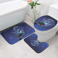 Tui Bird Matariki Galaxy Bathroom Set Koru Silver Fern Aotearoa LT9 - Polynesian Pride