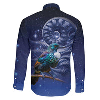 Tui Bird Matariki Galaxy Family Matching Mermaid Dress and Hawaiian Shirt Koru Silver Fern Aotearoa